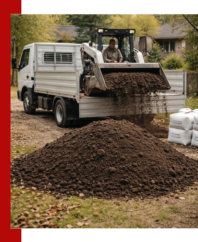 Доставка садовой земли в больших объёмах в Туймазы