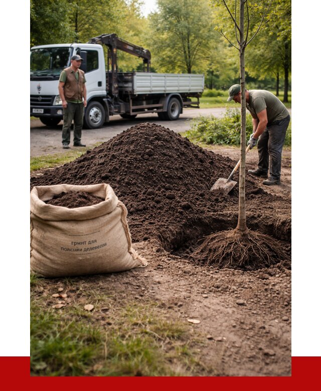 Грунт для посадки деревьев в Туймазах от 1223 р. | ПРОНЕРУДТмз