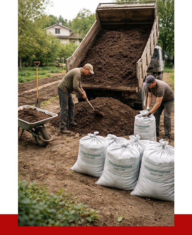 Плодородная смесь в Туймазах от 4280 р./куб с доставкой | ПРОНЕРУДТмз