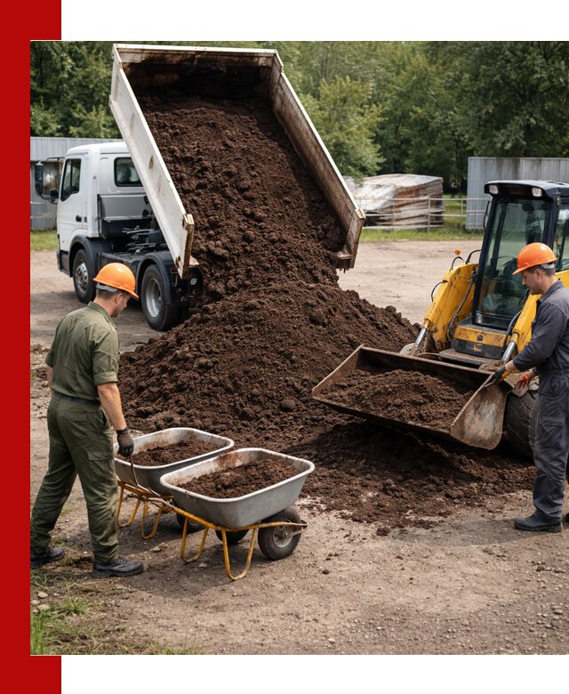 Доставка торфо-земляной смеси в Туймазах для огорода и ландшафта