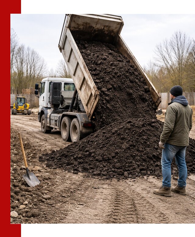 Доставка чернозема навалом в Туймазах быстро и выгодно