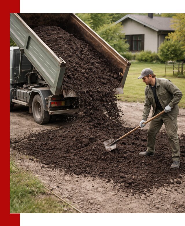 Чернозем для газона с доставкой в Туймазах быстро и качественно