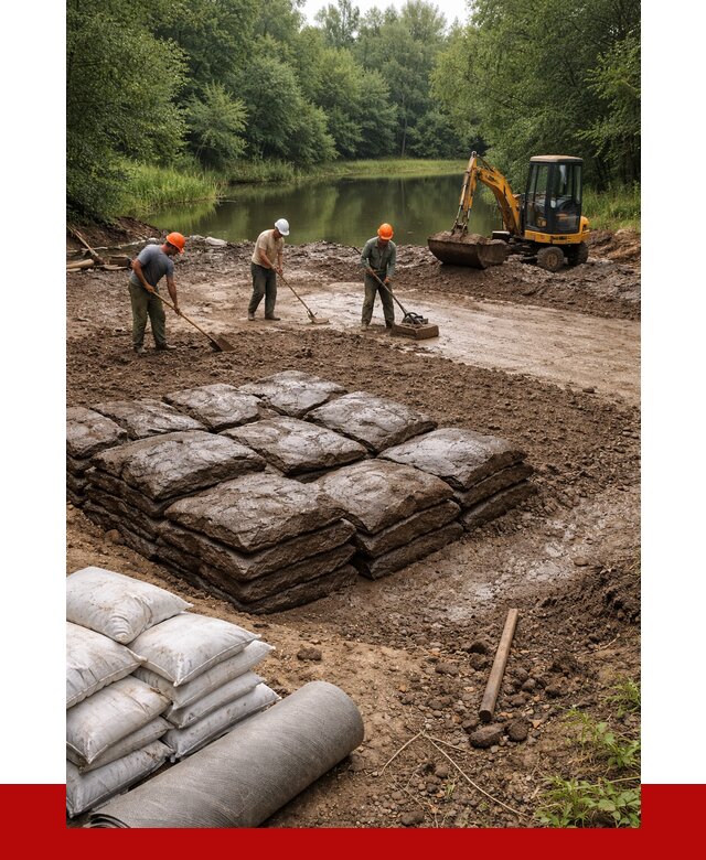 Купить глину для пруда в Туймазах от 4586 р. с доставкой | ПРОНЕРУДТмз