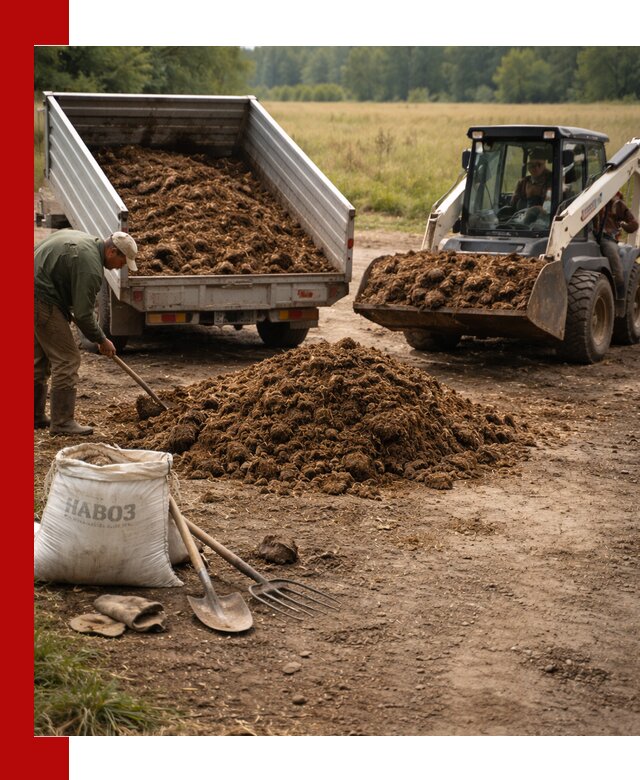 Доставка конского навоза в Туймазах с разгрузкой и доставкой на объект