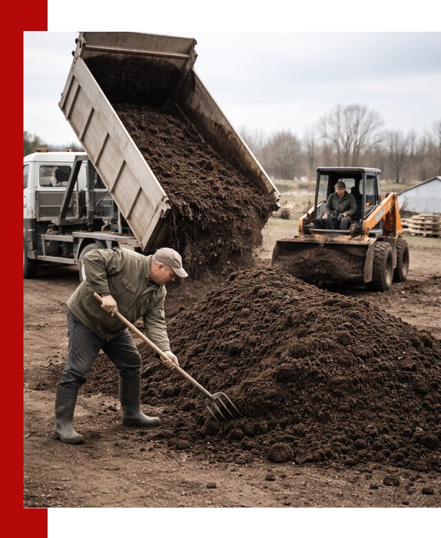 Доставка и продажа перегноя в Туймазах быстро и дешево