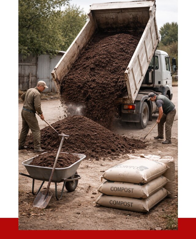 Купить компост в Туймазах от 4280 р. за куб с доставкой | ПРОНЕРУДТмз