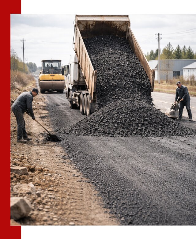 Асфальтовая крошка для дорог в Туймазы — поставка и доставка