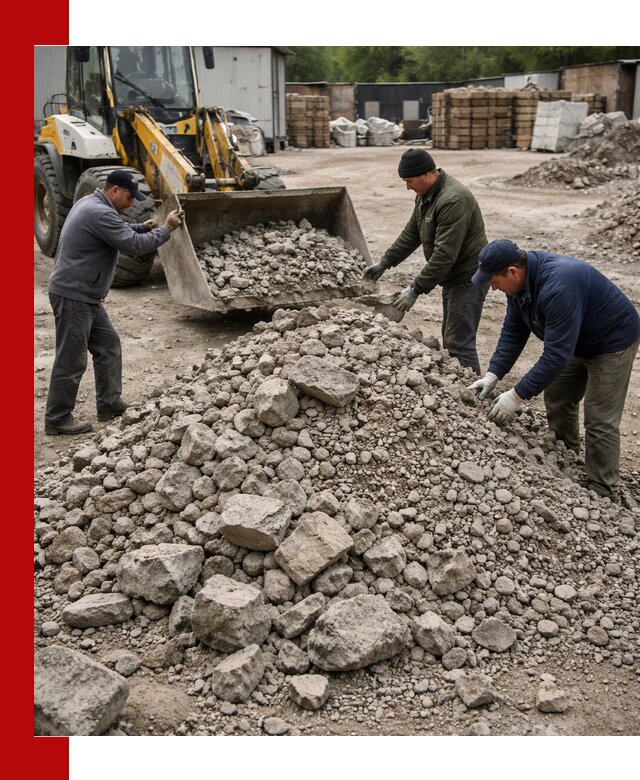 Демонтаж и вывоз бой бетона в Туймазах