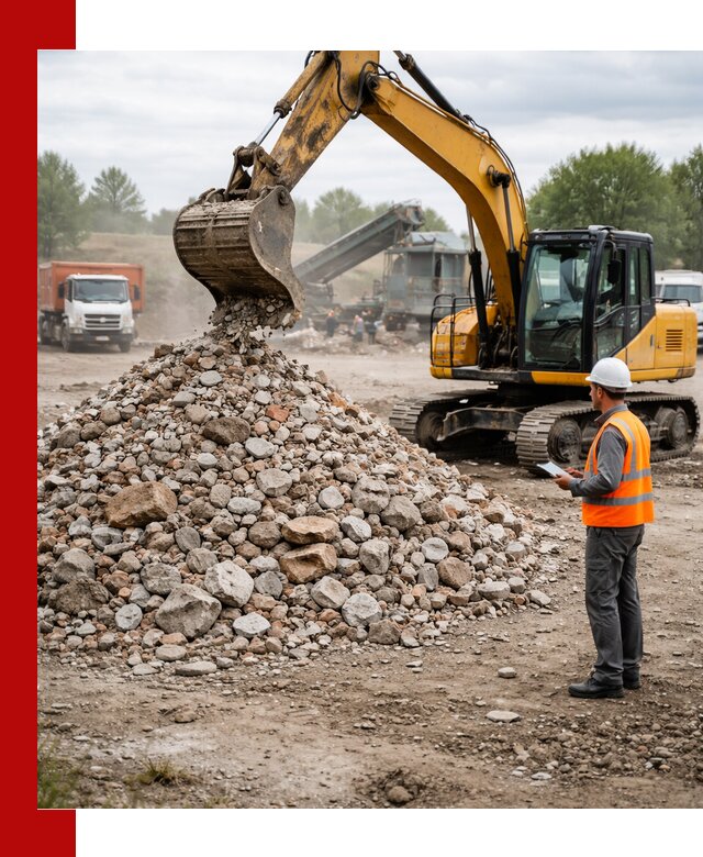 Доставка и вывоз строительного боя в Туймазах