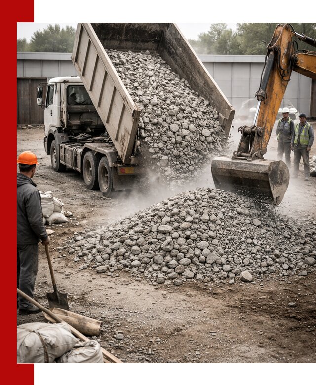 Доставка дробленого бетона в Туймазы оптом и в розницу