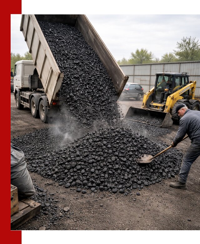 Доставка угля орех в Туймазах оптом и в розницу