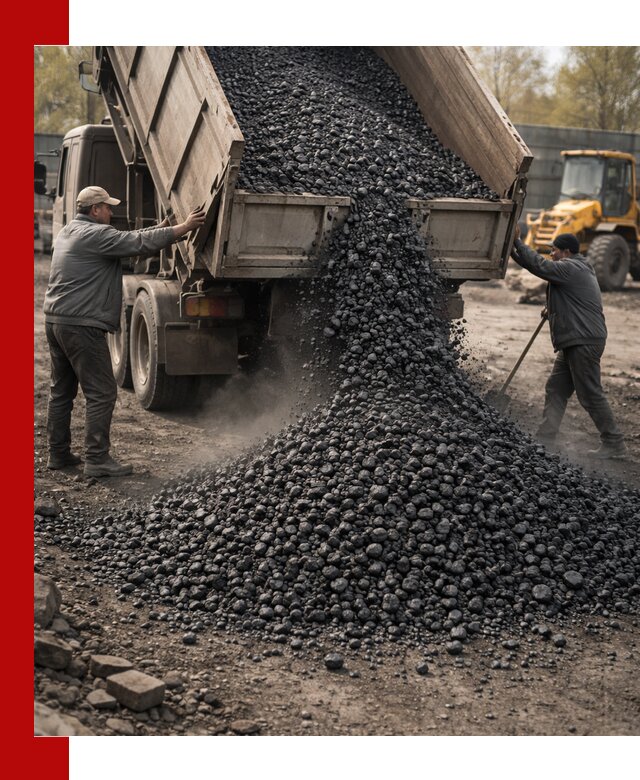 Доставка угля семечка самосвалами в Туймазах