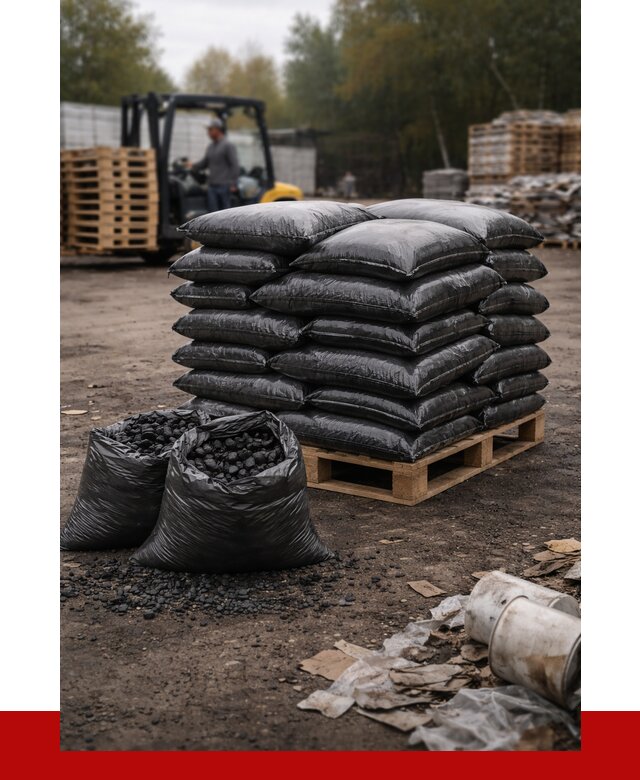Купить уголь в мешках с доставкой в Туймазах от 7643 р. | ПРОНЕРУДТмз