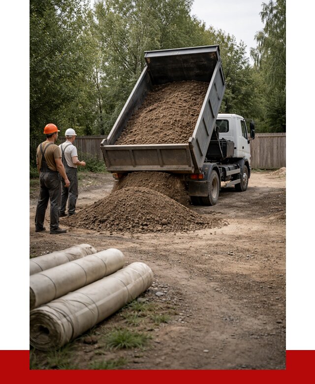 Доставка сыпучих материалов самосвалом в [cvi] от 4280 р. | ПРОНЕРУДТмз