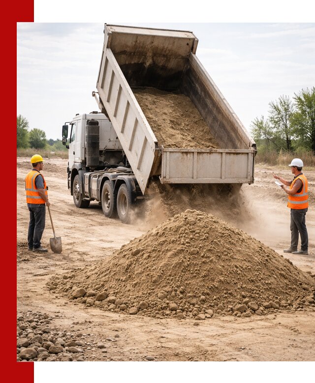 Доставка самосвалом 15 кубов в Туймазах за город и по городу