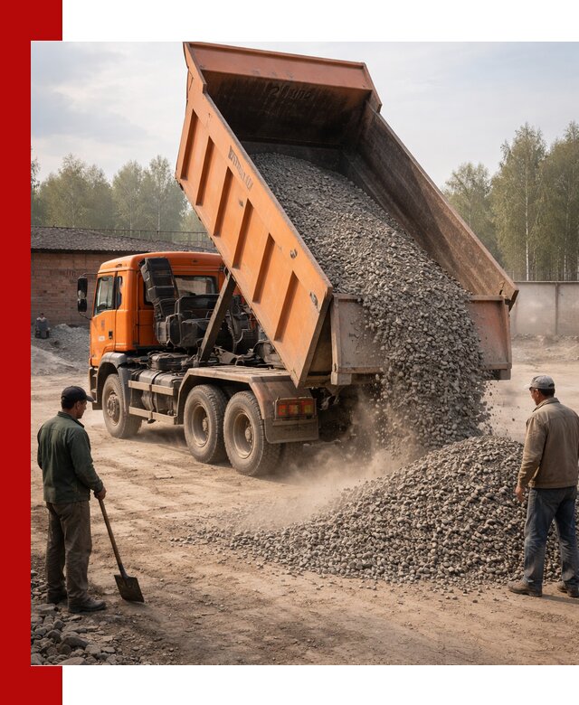 Доставка самосвалом 20 м3 в Туймазах быстро и надежно