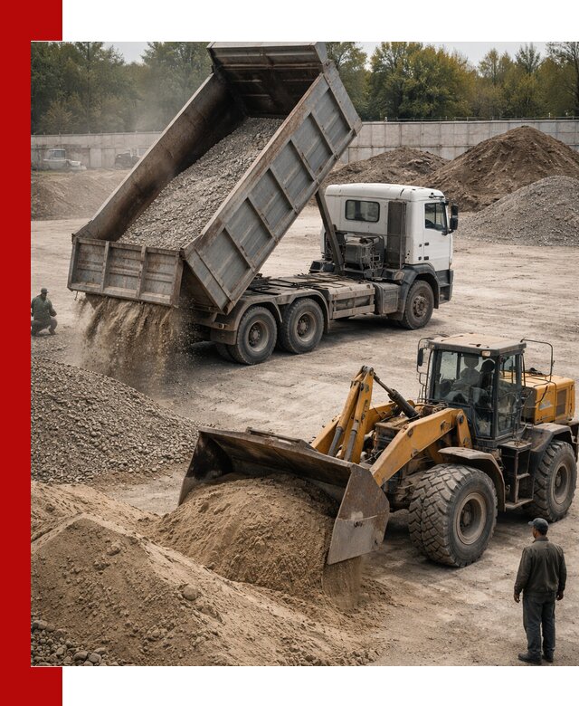 Перевозка сыпучих грузов самосвалами и бортовыми в Туймазах