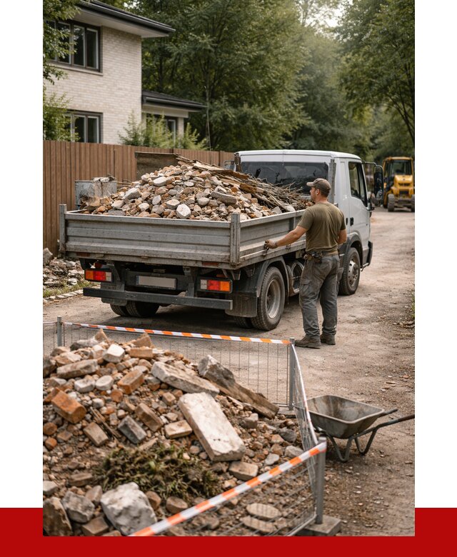 Вывоз строительного мусора с погрузкой в Туймазах от 7643 р | ПРОНЕРУДТмз