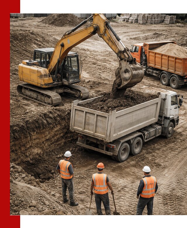 Разработка грунта для строительства и благоустройства в Туймазах