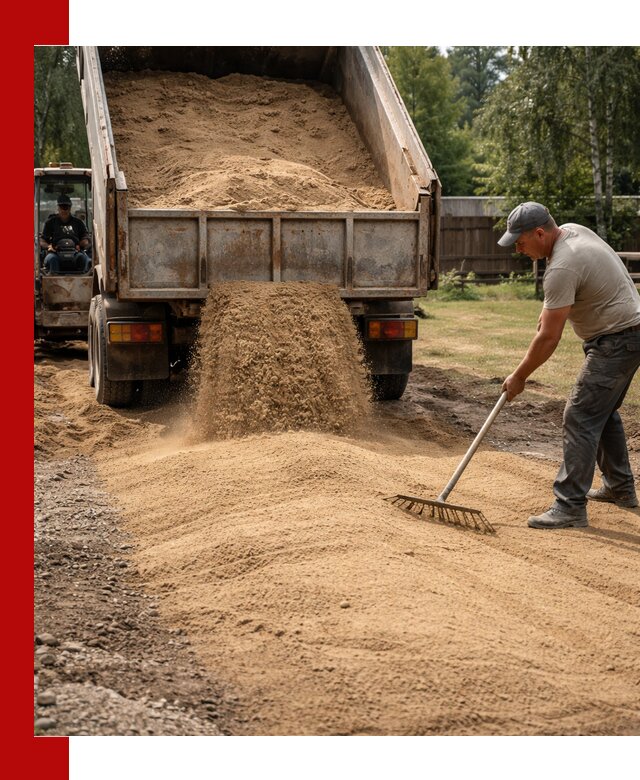 Отсыпка участка песком в Туймазах быстро и качественно