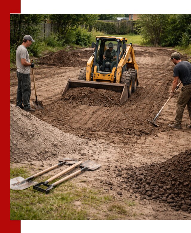 Планировка участка грунтом с вывозом и доставкой в Туймазах