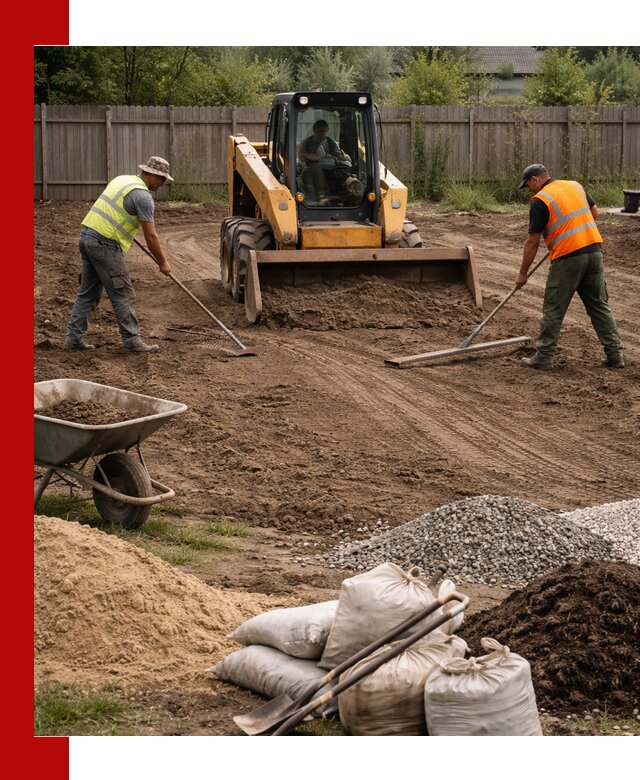 Выравнивание участка под строительство и благоустройство в Туймазах
