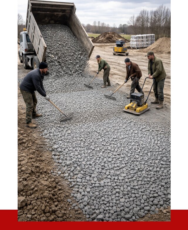 Устройство щебеночной подушки в Туймазах от 4586 р. ПРОНЕРУДТмз